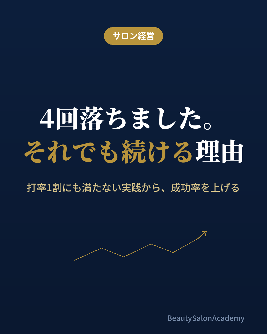 失敗から成功率を上げるサロン経営