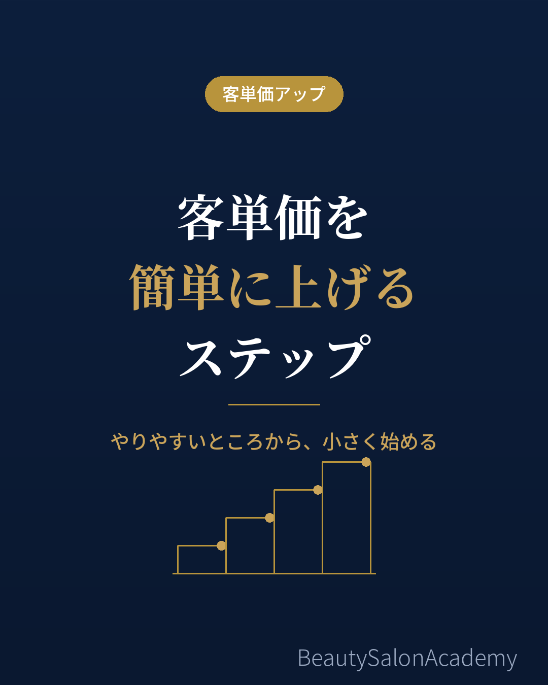 客単価を簡単に上げるステップ